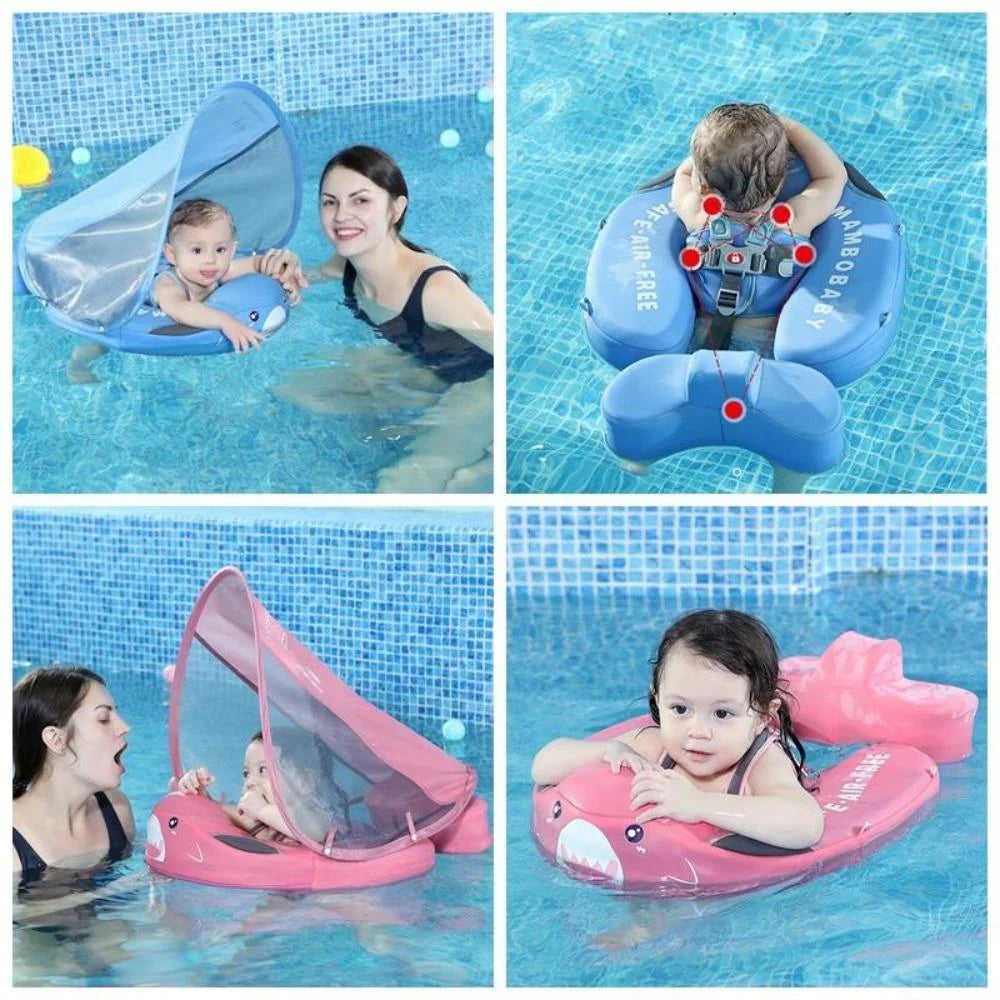 FloatBuddy™ - Baby Swim Trainer Float with Canopy
