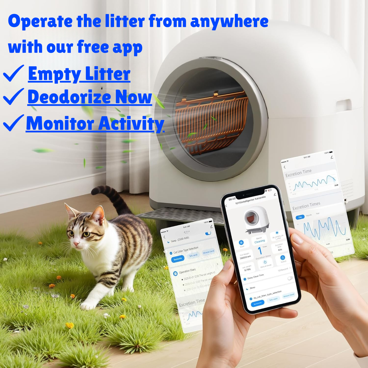 Self-Cleaning Cat Litter