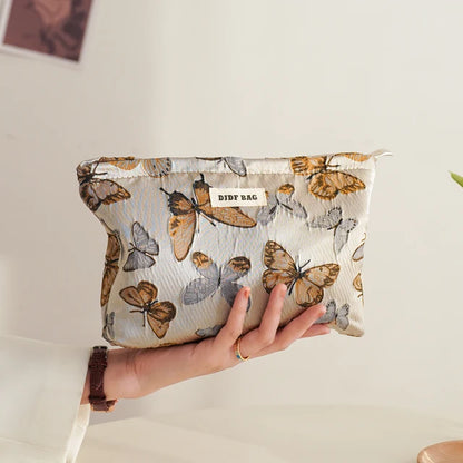 Floral Makeup Bag 🪷💐🌹