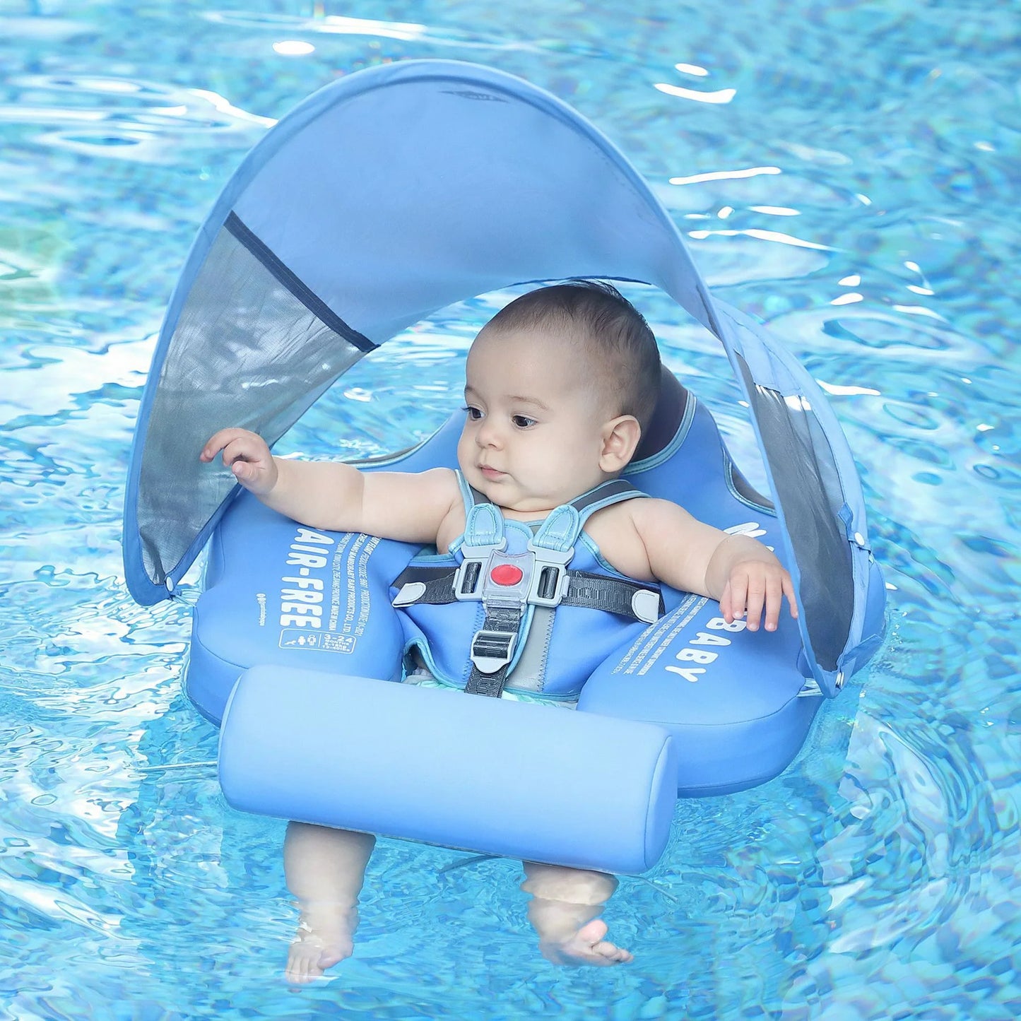FloatBuddy™ - Baby Swim Trainer Float with Canopy