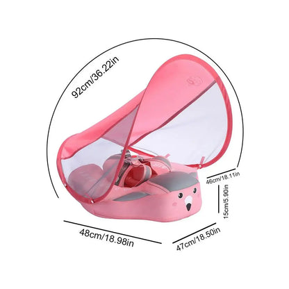 FloatBuddy™ - Baby Swim Trainer Float with Canopy