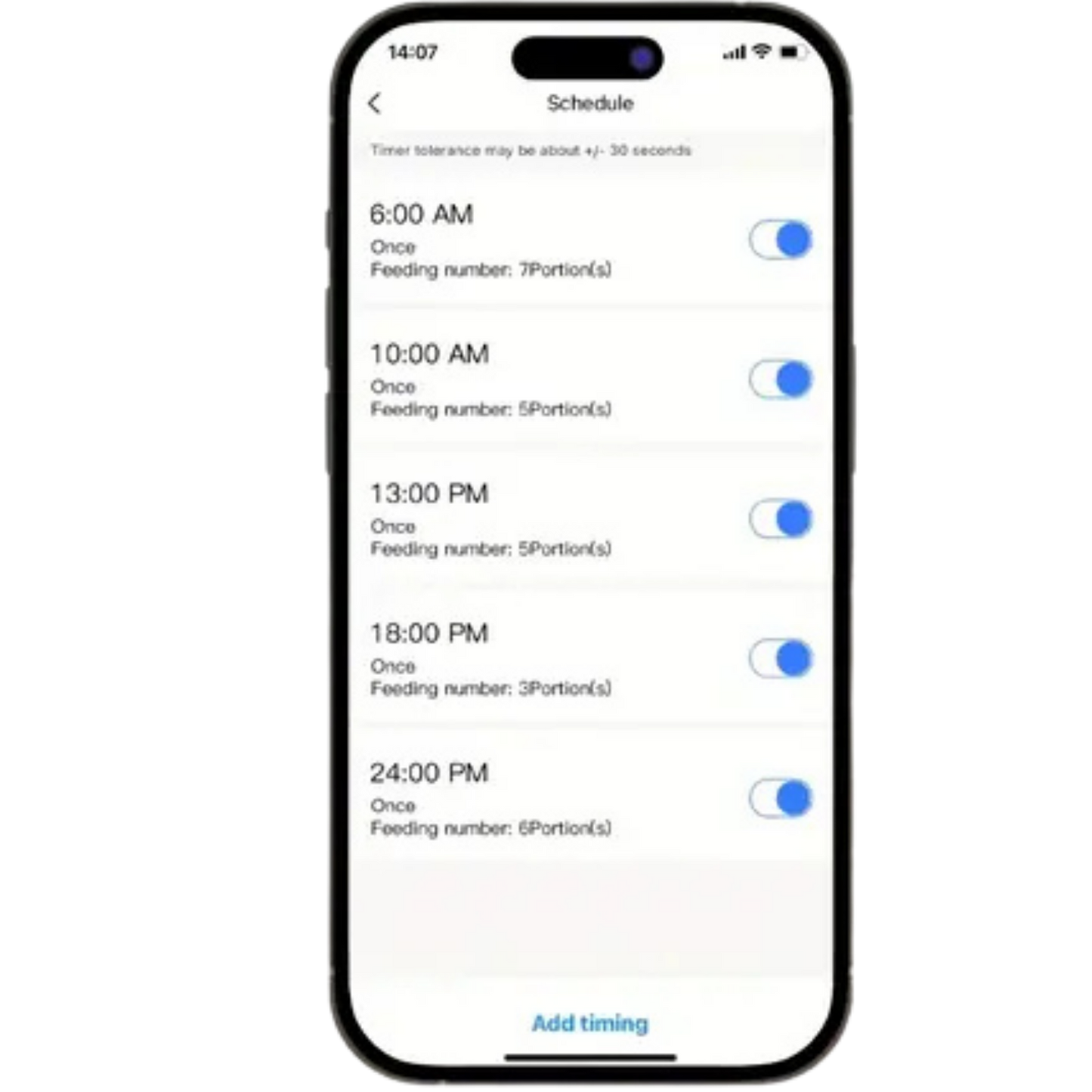 Iphone & Android App For Cat Feeder